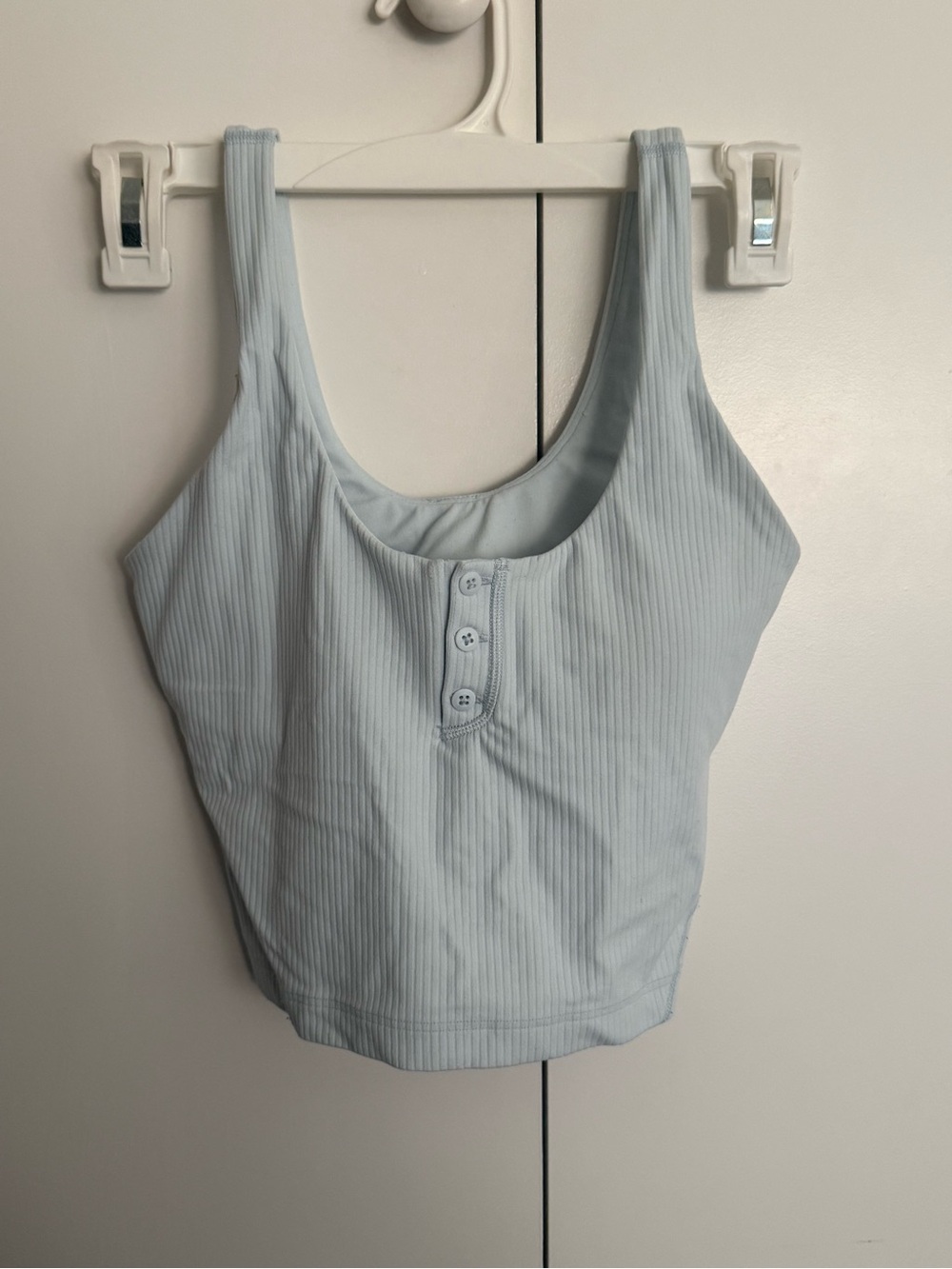 Light blue Henley Tank Top Lululemon size 2